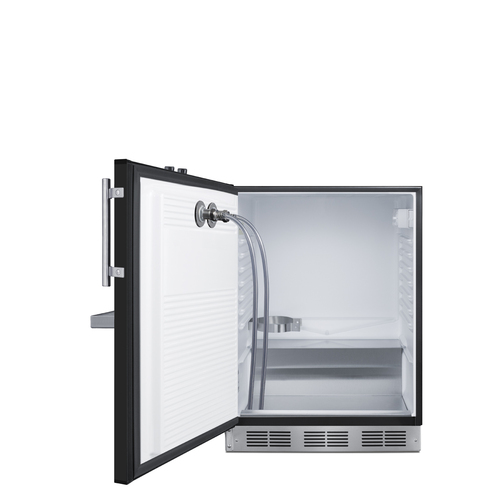 SBC58BFRTPCFADALHD Kegerator Open