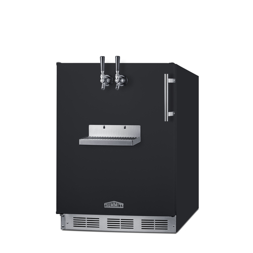 SBC58BFRTPADALHD Kegerator Angle