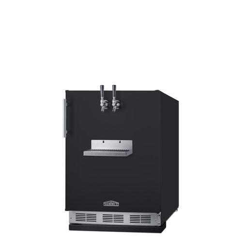 SBC58BFRTP Kegerator Angle