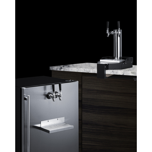 SBC7BRSFRTPCF Kegerator Detail