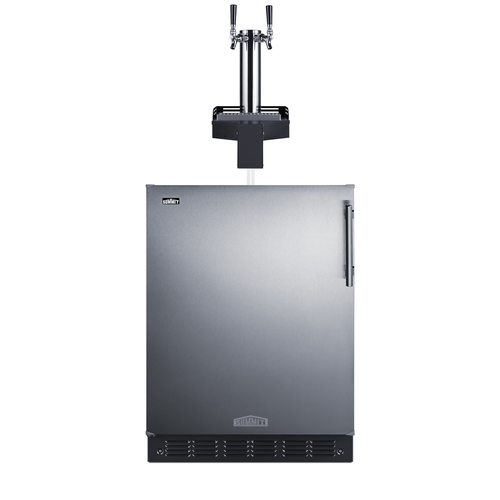 SBC7BRSFLTWADALHD Kegerator Front