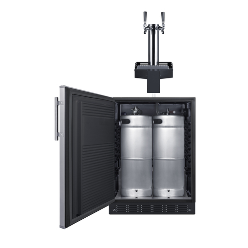 SBC7BRSFLTWADALHD Kegerator Full