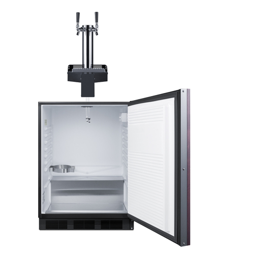 SBC58BLIFFLTWADA Kegerator Open