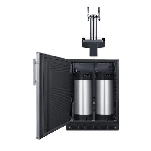 SBC7BRSFLTWCFADALHD Kegerator Full