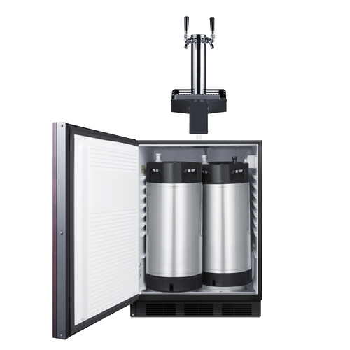SBC58BLIFFLTWCFADALHD Kegerator Full