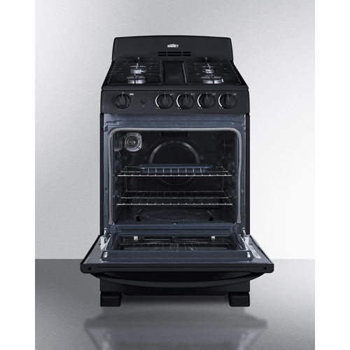 RG2402B Gas Range Open