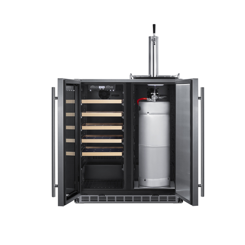 SWBC3041BV Beverage Kegerator Open
