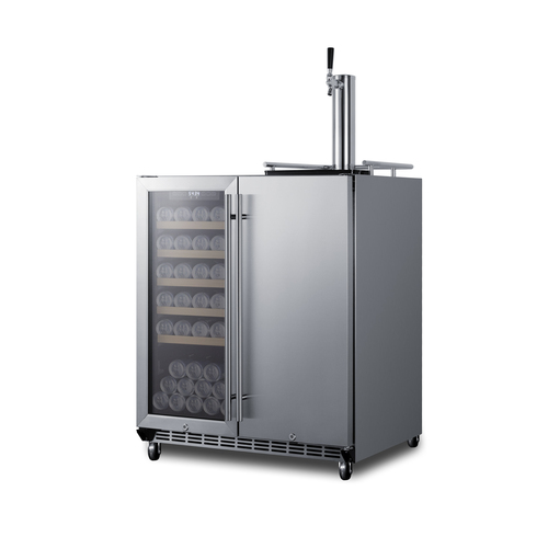 SWBC3041BV Beverage Kegerator Angle