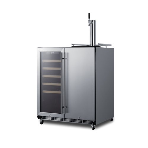 SWBC3041BV Beverage Kegerator Angle