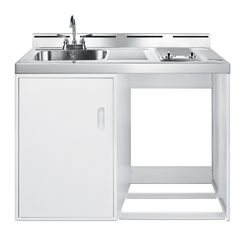 C48ELGLASSNR Kitchenette Front