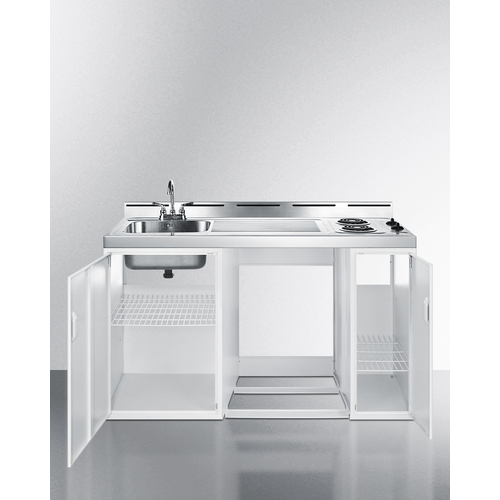 C60ELNR Kitchenette Open