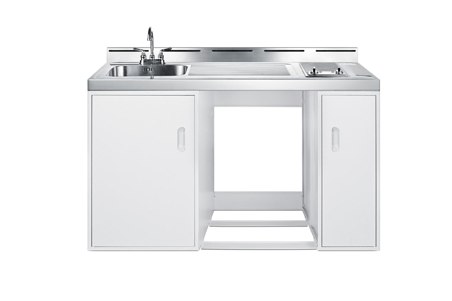 Summit 60" Wide All-In-One Kitchenette (Refrigerator Not Included)