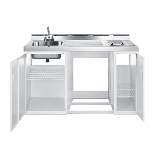 C60ELGLASSNR Kitchenette Open