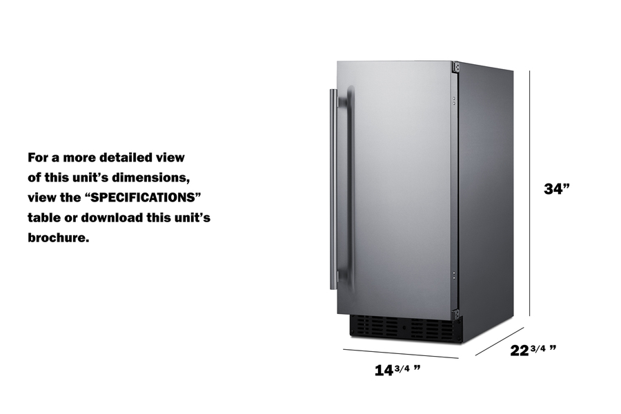 FF1532BCSS | Summit® Appliance