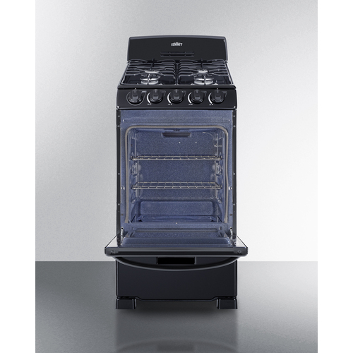 RG201B Gas Range Open