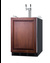 SBC58BLBIADAIFWKDTWIN Kegerator Angle