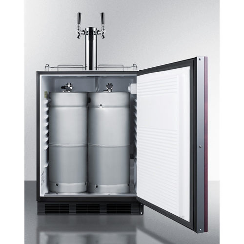 SBC58BLBIADAIFWKDTWIN Kegerator Full