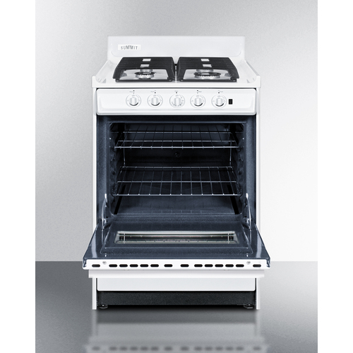 WTM6107ISW Gas Range Open