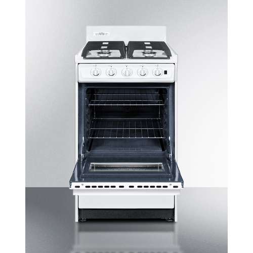 WTM1107ISW Gas Range Open