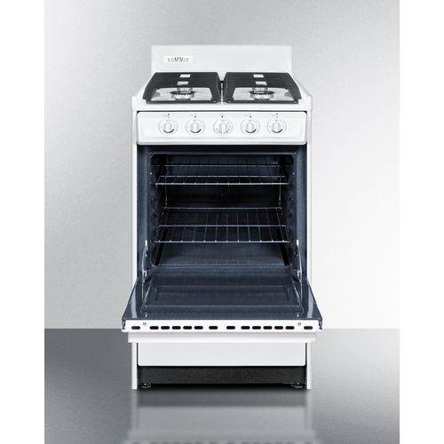 WTM1107IS Gas Range Open
