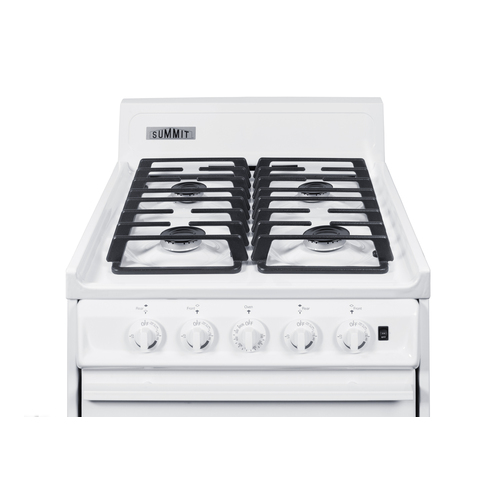 WTM1107ISW Gas Range Detail