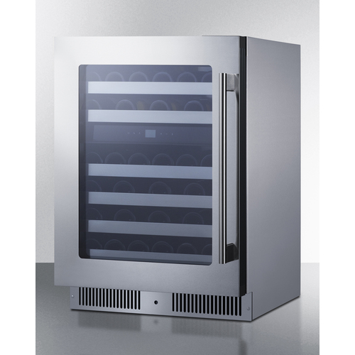 CL244WC2CSSLHD Wine Cellar Angle