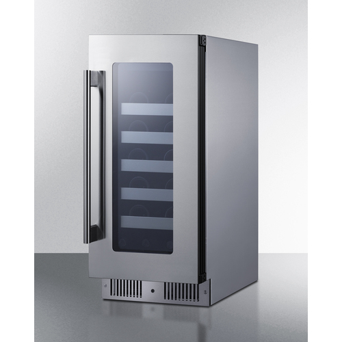 CL155WC1CSS Wine Cellar Angle