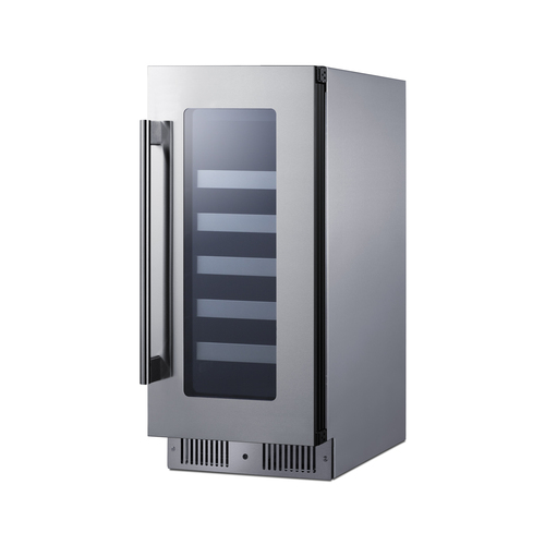 CL155WC1CSS Wine Cellar Angle