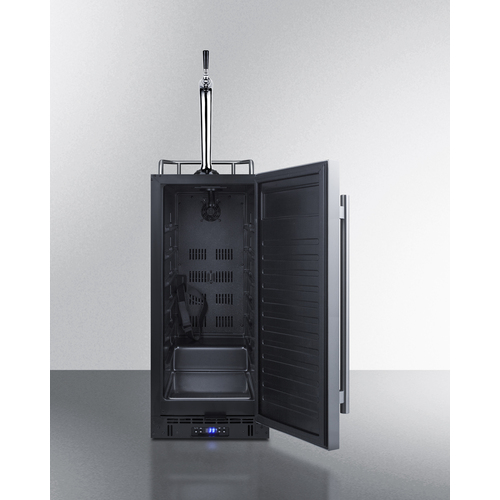 SBC15SNAKE Kegerator Open