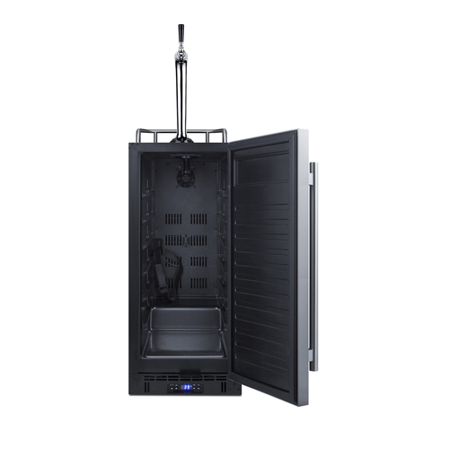 SBC15SNAKE Kegerator Open