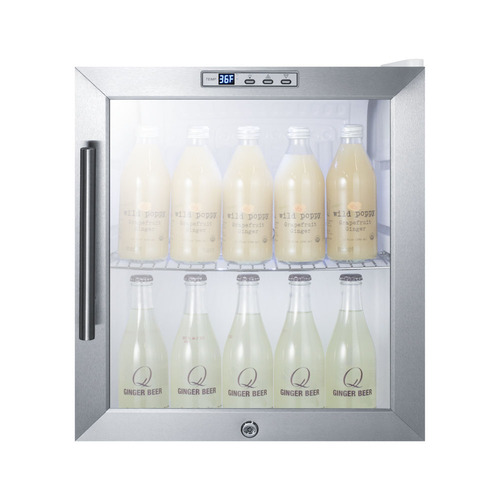 SCR215L Refrigerator Open