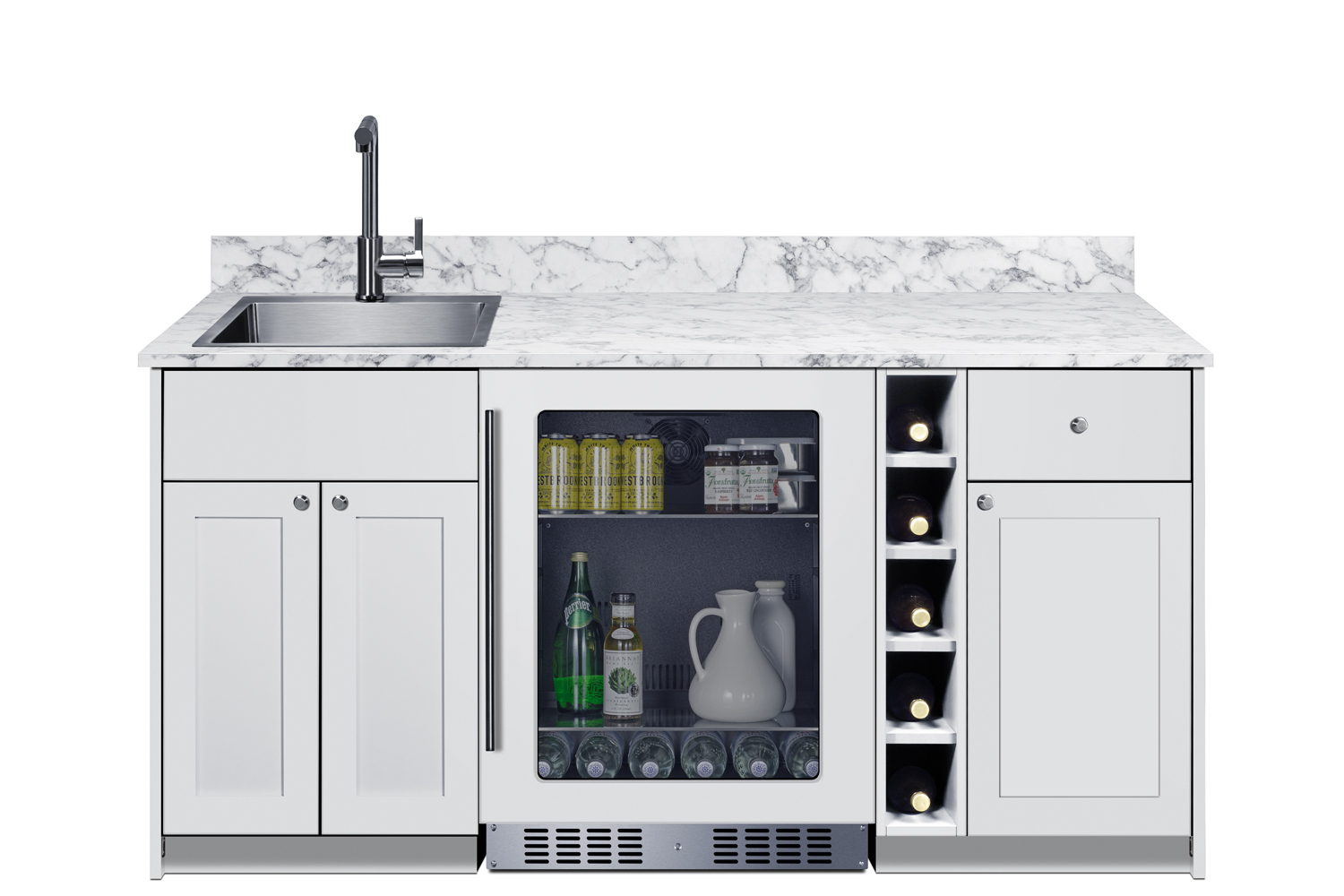 Summit Compact Kitchen OASISWH33SINKL | Fridge.com