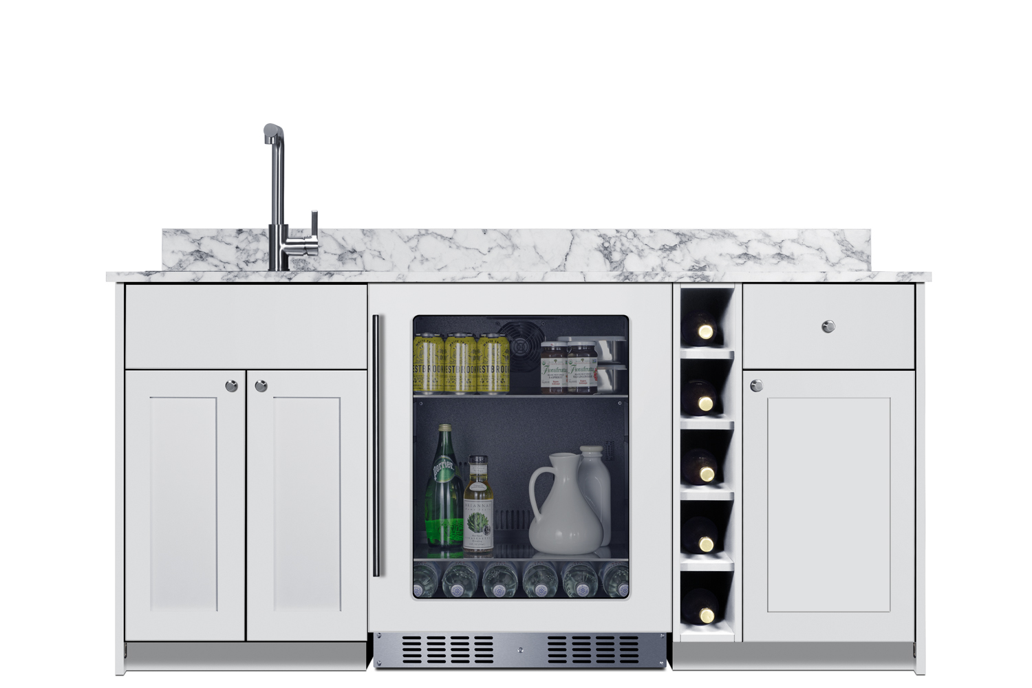 Summit Compact Kitchen OASISWH33SINKL | Fridge.com