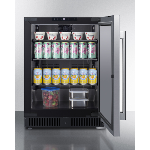SCR610BLSD Refrigerator Full