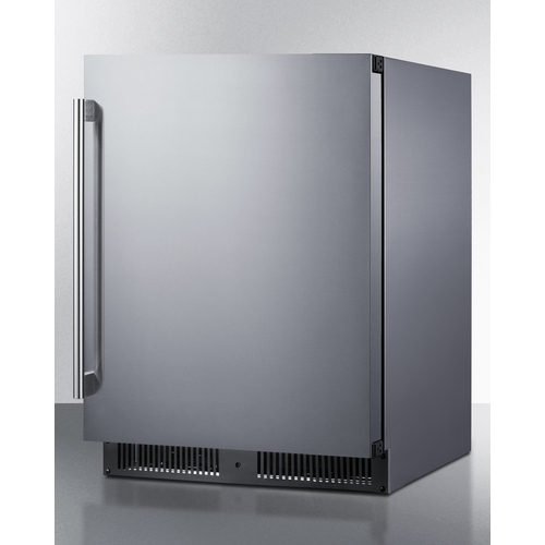SCR610BLSDCSS Refrigerator Angle