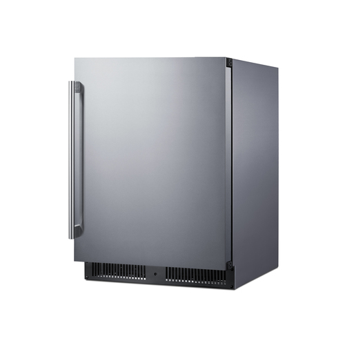 SCR610BLSDCSS Refrigerator Angle