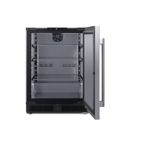 SCR610BLSDCSS Refrigerator Open