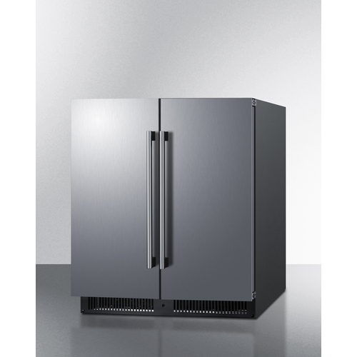FFRF3070BSS Refrigerator Freezer Angle
