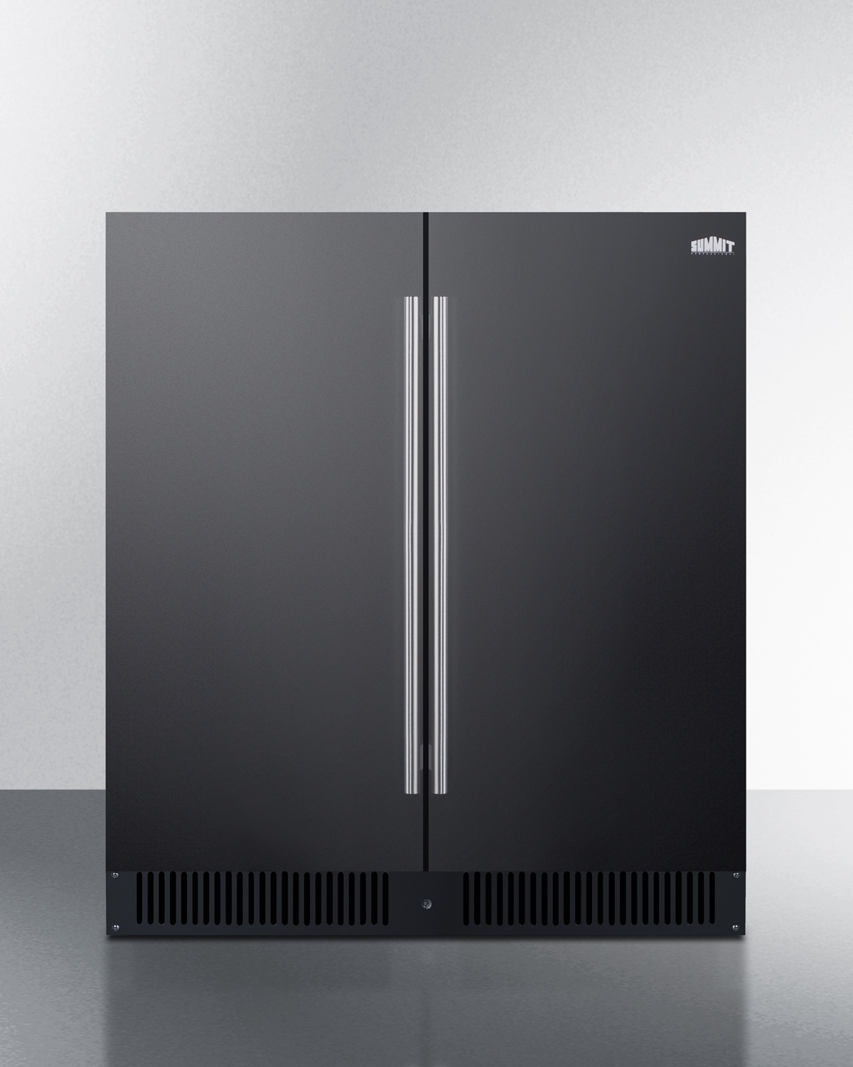3070　HD冷凍庫60L BK フラップ FFRF3070BL_Front.jpg