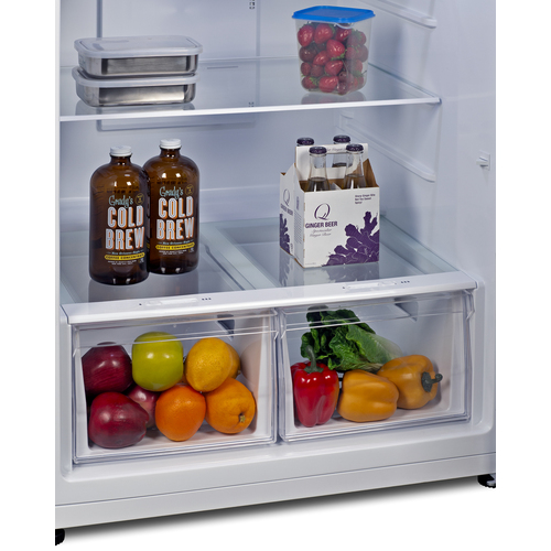 FF18W Refrigerator Freezer Detail