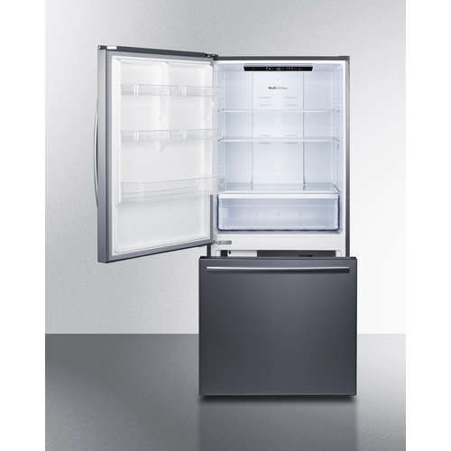 FFBF179SSIMLHD Refrigerator Freezer Open