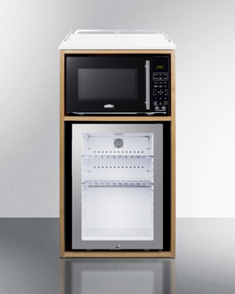 QCSMW1OAK Refrigerator Front