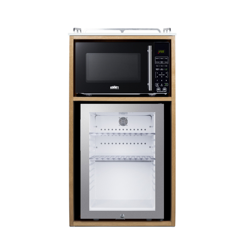 QCSMW1OAK Refrigerator Front