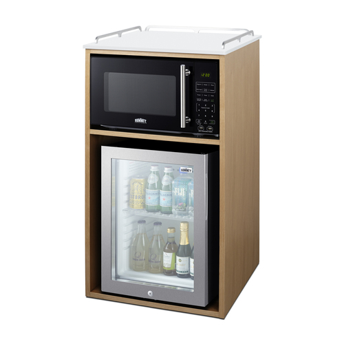 QCSMW1OAK Refrigerator Angle
