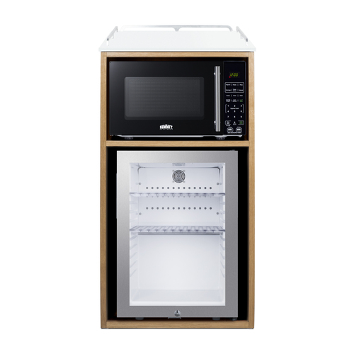 QCSMW1OAK Refrigerator Front