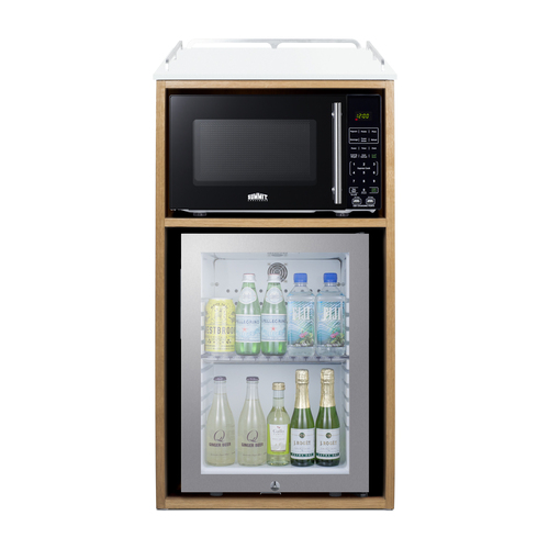 QCSMW1OAK Refrigerator Full