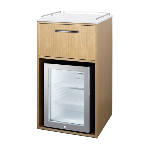 QCSDR3OAK Refrigerator Angle