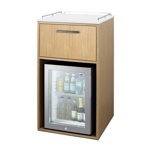 QCSDR3OAK Refrigerator Angle