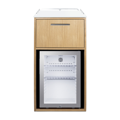 QCSDR3OAK Refrigerator Front
