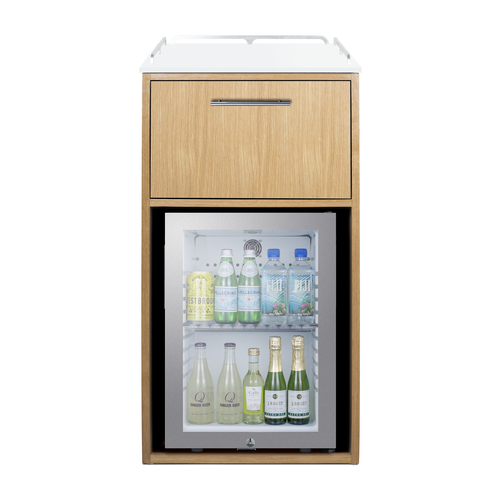 QCSDR3OAK Refrigerator Full